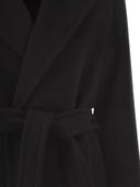 Maxmara Studio Scire Wool Beaver Dressing Gown Coat