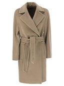 Maxmara Studio Scire Wool Beaver Dressing Gown Coat