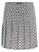 Max Mara Studio Madison Pleated Silk Skirt