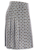 Max Mara Studio Madison Pleated Silk Skirt