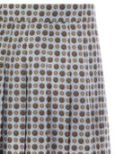 Max Mara Studio Madison Pleated Silk Skirt
