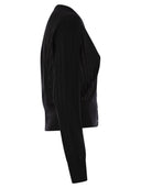 Max Mara Studio Nogara Wool و Cartigan مع الترتر