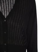 Max Mara Studio Nogara Wool و Cartigan مع الترتر