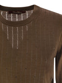 Max Mara Studio Pila Wool And Silk Sweater With Sequins