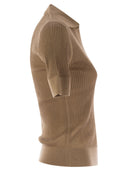 Max Mara Studio Uberta Wool and Silk Shirt con lentejuelas