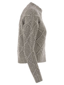 Maxmara Studio Ellade Boxy Wool And Cashmere Jumper With Sequins