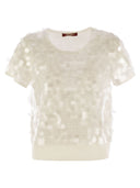 Sweter wełniany Saio Studio Studio Max Mara z cekinami