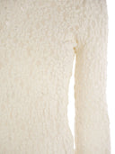 Max Mara Studio Gennaio Tight Fitting Cloqué Lace Jersey