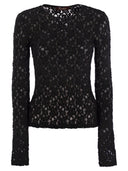 Max Mara Studio Gennaio ciasna, łącząca się Cloqué Lace Jersey