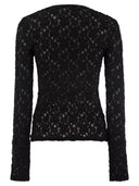 Max Mara Studio Gennaio ciasna, łącząca się Cloqué Lace Jersey