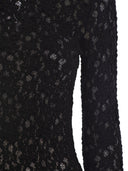 Max Mara Studio Gennaio ciasna, łącząca się Cloqué Lace Jersey