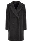 S Maxmara Roseto alpaca y abrigo de lana Midi