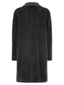 S Maxmara Roseto alpaca y abrigo de lana Midi