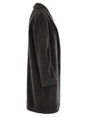 S Maxmara Roseto alpaca y abrigo de lana Midi
