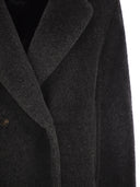 S Maxmara Roseto alpaca y abrigo de lana Midi