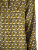 S Max Mara Times Reversible Printed Silk Shirt
