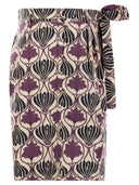 S Max Mara Metello Printed Silk Fluid Short Trousers