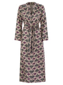 S Max Mara Albert Printed Silk Kaftan Dress