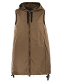 Max Mara The Cube Greengi Drip Proof Canvas Waistcoat
