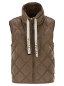 Maxmara The Cube Tegic Drip Proof Canvas Vadderad väst