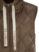 Maxmara The Cube Tegic Drip Proof Canvas Vadderad väst