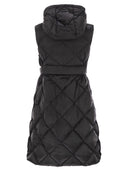 Maxmara The Cube Tregil Midi Padded Waistcoat In Water Repellent Canvas