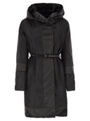 Maxmara The Cube Novef Reversible Down Jacket In Water Repellent Satin