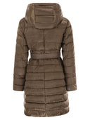 Maxmara The Cube Novef Vendbar dunjakke i vannavvisende sateng