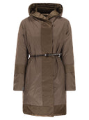 Maxmara The Cube Novef Vendbar dunjakke i vannavvisende sateng