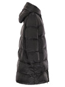 Maxmara The Cube Sei Midi Down Jacket In Water Repellent Canvas