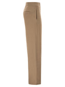 S Maxmara Pompeo Cotton Trousers With Logo