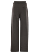 S Maxmara Pompeo Cotton Trousers With Logo