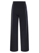 S Max Mara Pompeo Cotton Trousers With Logo