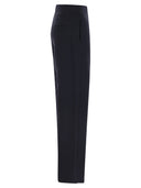 S Max Mara Pompeo Cotton Trousers With Logo