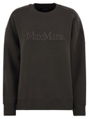 S Max Mara Monza Cotton Sweatshirt With Logo