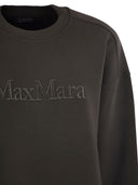 S Max Mara Monza Cotton Sweatshirt With Logo