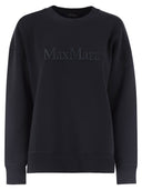 S Max Mara Monza Cotton Sweatshirt With Logo