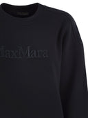 S Max Mara Monza Cotton Sweatshirt With Logo