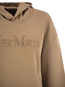 S Max Mara Visiera Sweatshirt Over In Cotton Jersey