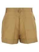 MVP -Garderobe Baumwoll- und Seiden -Bermuda -Shorts