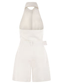 Mvp Wardrobe Linen Sleeveless Romper Suit