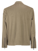 Rrd Roberto Ricci Designs Suede Effect Stretch Technical Biker Jacket