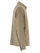 Rrd Roberto Ricci Designs Suede Effect Stretch Technical Biker Jacket