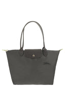 Longchamp le pliage bolso de hombro verde S