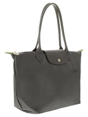 Longchamp le pliage bolso de hombro verde S