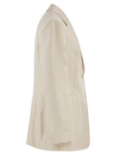 Maxmara Mxmvolonta Pure Linen Fabric Blazer