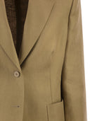 Maxmara Mxmvolonta Pure Linen Fabric Blazer