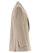 Maxmara Mxmmitico 羊毛、马海毛和丝绸混纺双排扣西装外套