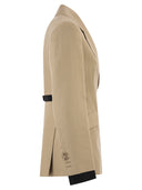 Maxmara Mxsfionda Double Breasted Blazer In Pure Linen Natté