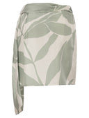 Maxmara Mxmstrano Printed Pure Silk Wrap Skirt